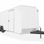 Cargo Express Trailers | Trailer Models | EX DLX Car Hauler Trailer | Good Model Option right Front Angle and a clear background | Image 1