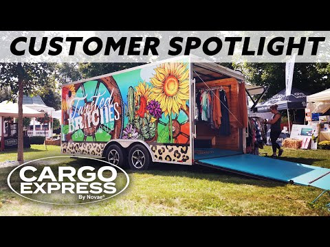Cargo Express | Custom Cargo Trailers | News & Blog | Customer Spotlight | Featured Image | Twisted Britches Boutique custom cargo trailer