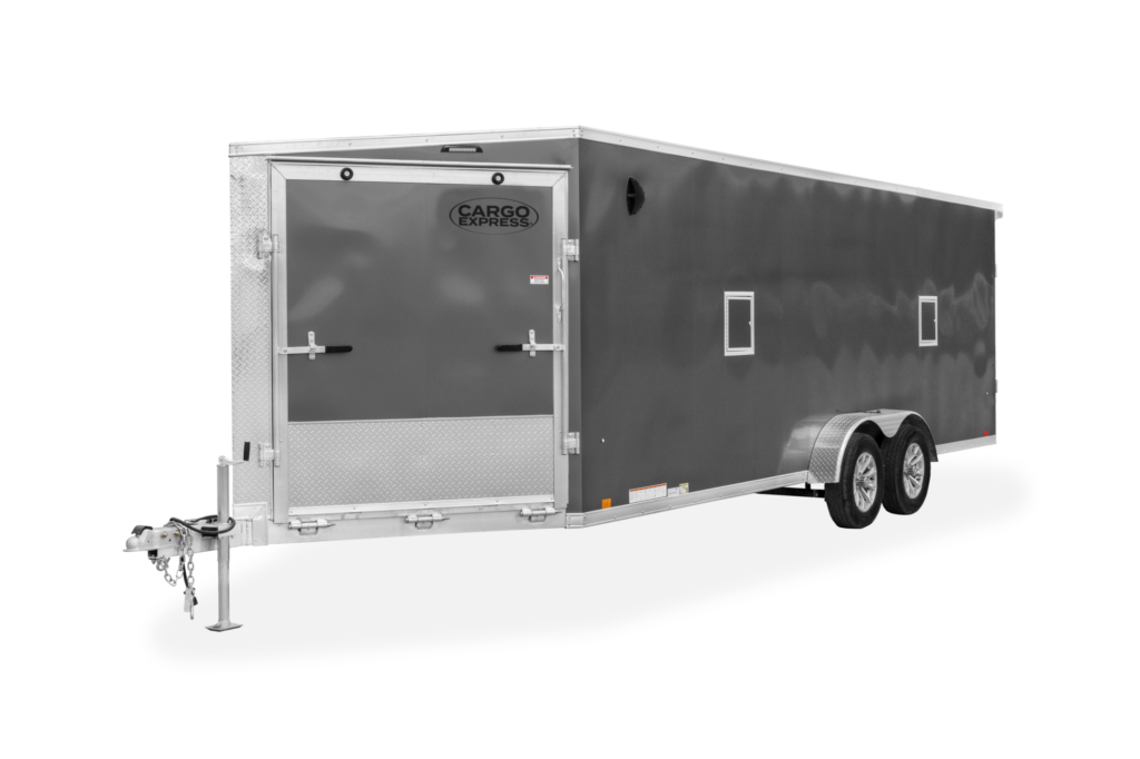 Cargo Express AX Enclosed Motorcycle Trailer Front