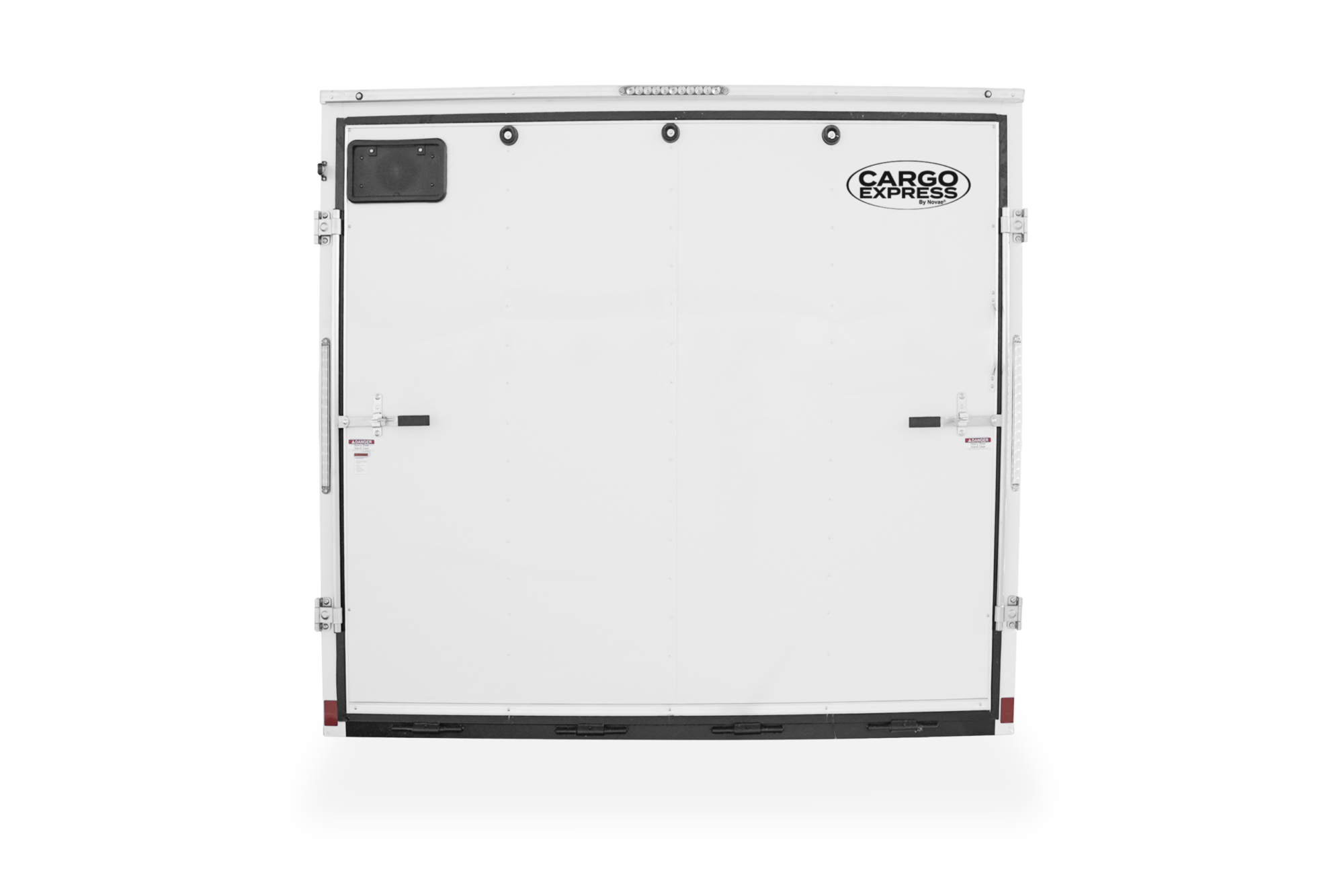 Cargo Express EX DLX Enclosed Car Hauler Trailer Rear Straight