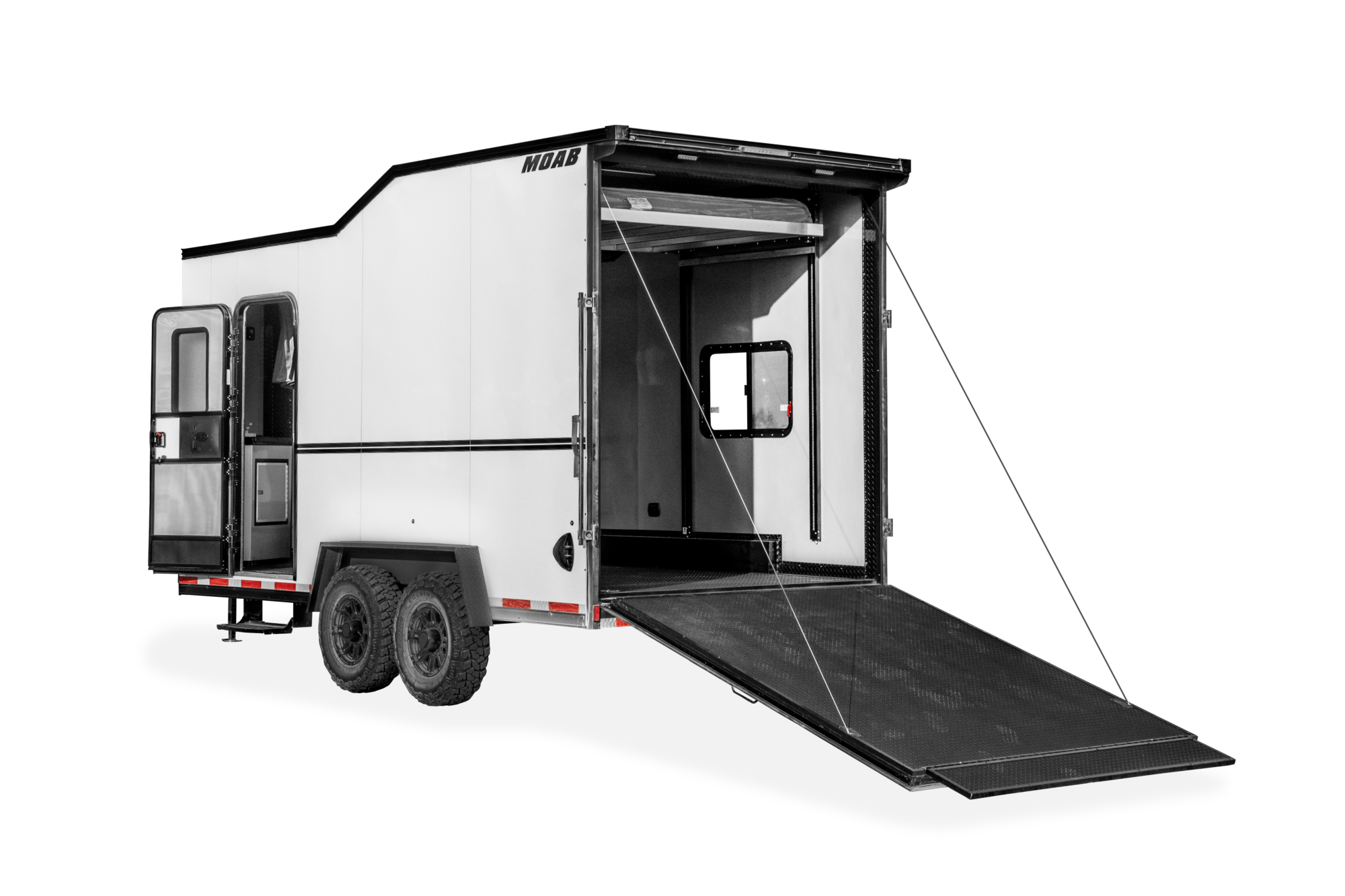 Cargo Express MOAB Enclosed UTV Motorcycle Trailer Rear