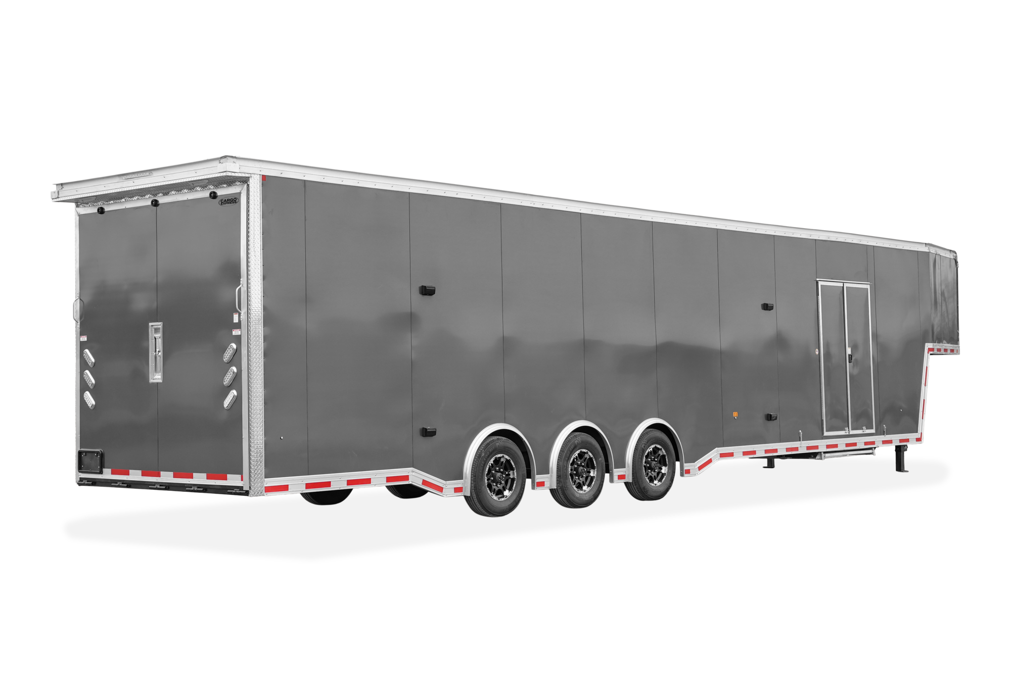 Cargo Express Pro GT Enclosed Car Hauler Trailer Gooseneck Rear