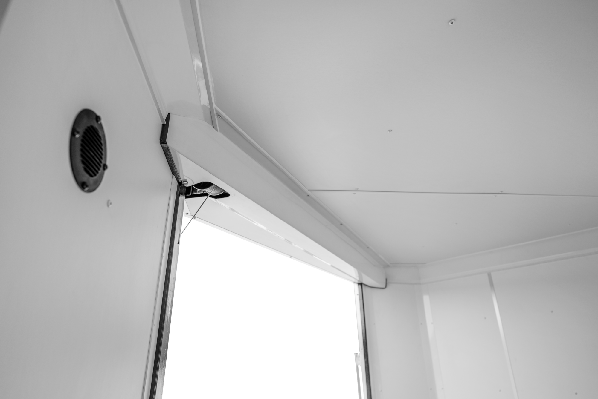 Cargo Express Pro Series Motorsport Motorcycle Trailer Front Door Opening