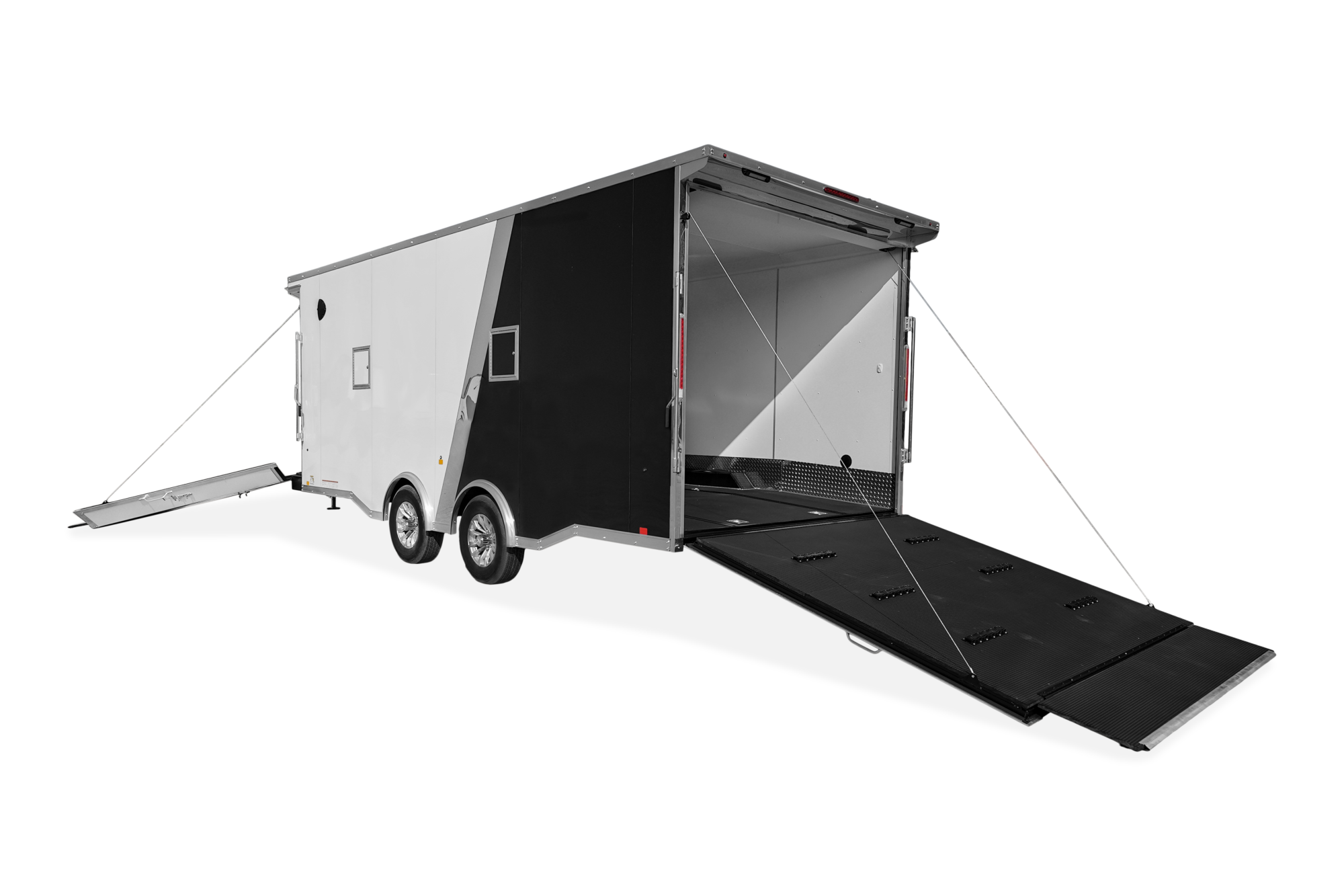 Cargo Express Pro Series Motorsport Motorcycle Trailer Rear Open